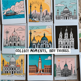 Collect Moments, Not Things Magnet