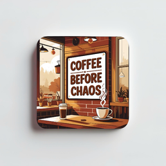 Coffee Before Chaos Magnet