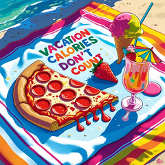 Vacation Calories Magnet