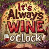 Wine O'clock Magnet
