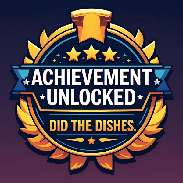Achievement Unlocked: Did the Dishes Magnet